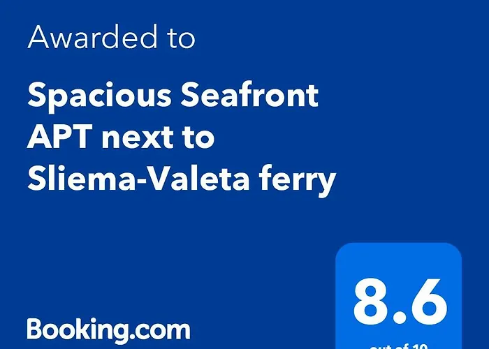 Spacious Seafront Apt Next To Sliema-Valeta Ferry